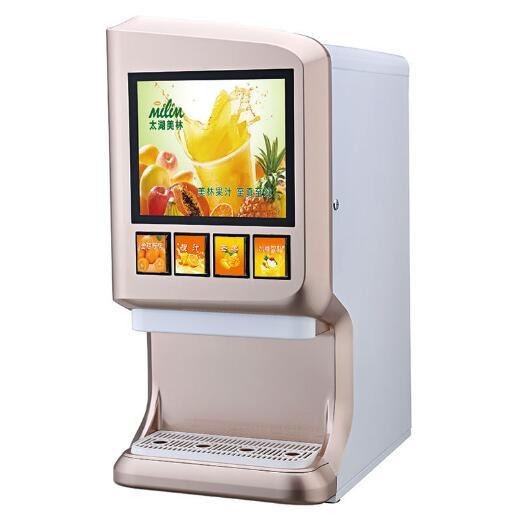 福建浩博自动饮料机4D商用冷热现调果汁机BIB袋装浓缩果汁果浆机 全国发货图片