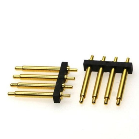 4PIn针pogopin连接器 pogopin充电针 连接器 弹簧顶针 电子产品充电接触件