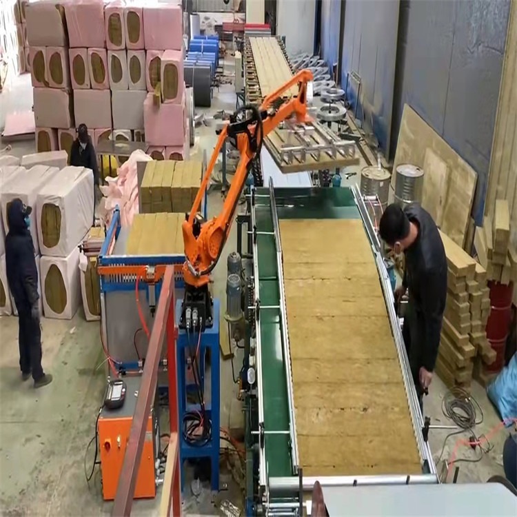 智能彩钢板自动续棉机 岩棉自动上料机 丰全机械 岩棉条设备厂家