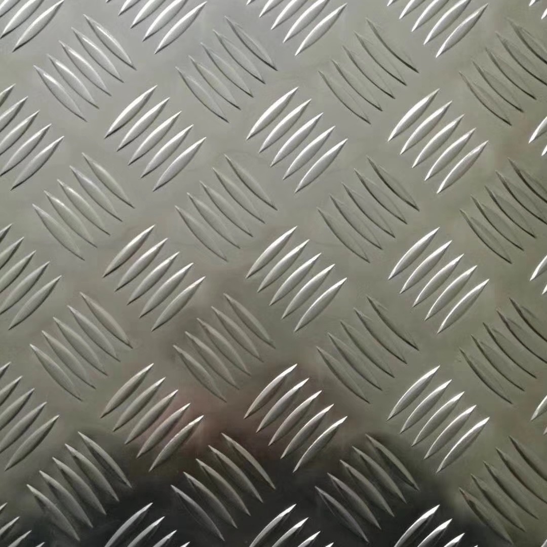 鲁剑 3003花纹铝板 三道筋防滑花纹铝板 6061合金花纹铝板