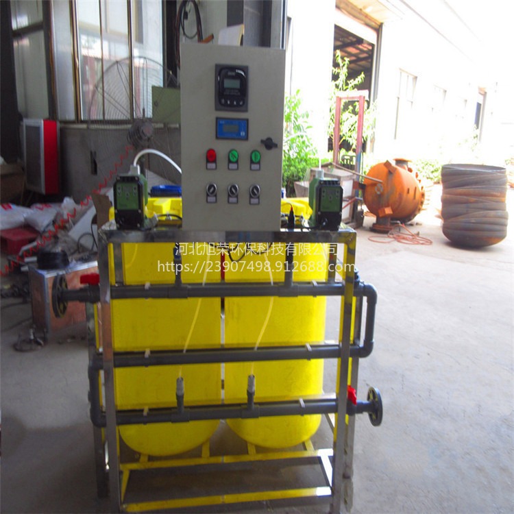 云南成套加药设备 双桶双泵全自动加药装置 一体化加药设备图片