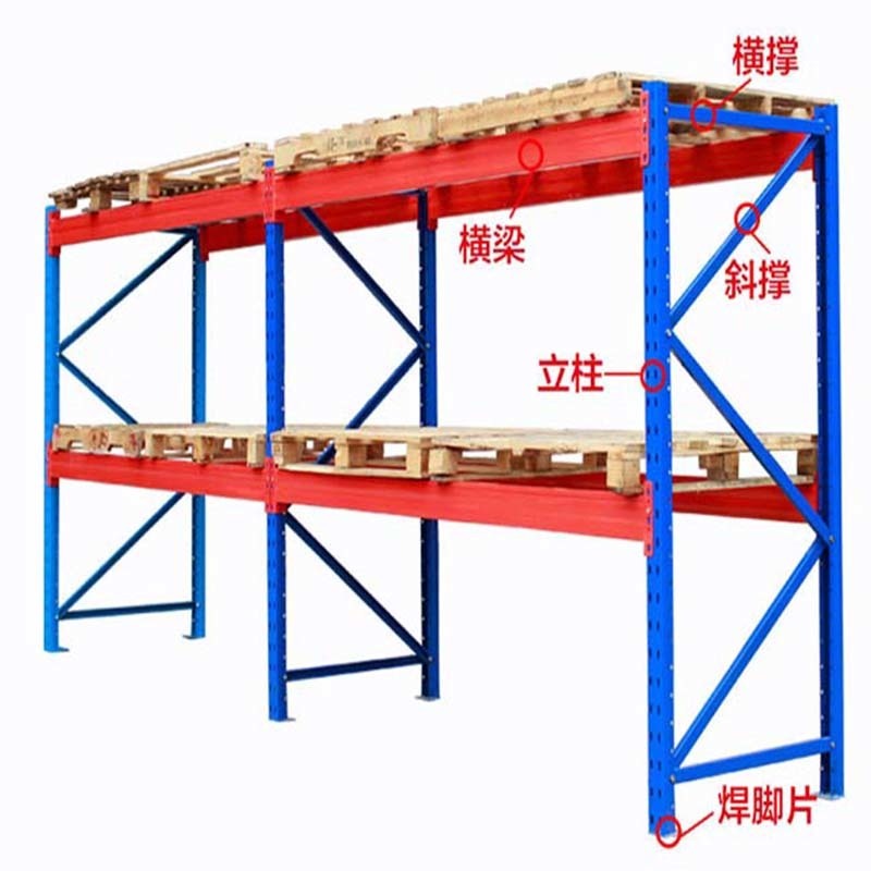 镇江中型货架厂家  鑫同诺货架供应  句容钢层板货架  电子配件库房货架