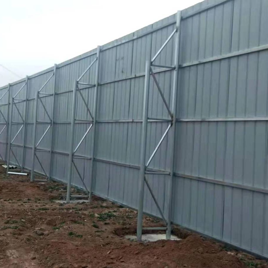 工厂直供按需制作可印花施工护栏彩钢围挡施工围挡