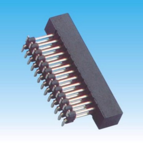 威联创厂家供应加长针 90度折弯2.0MM针间距 牛角连接器 排母连接器图片