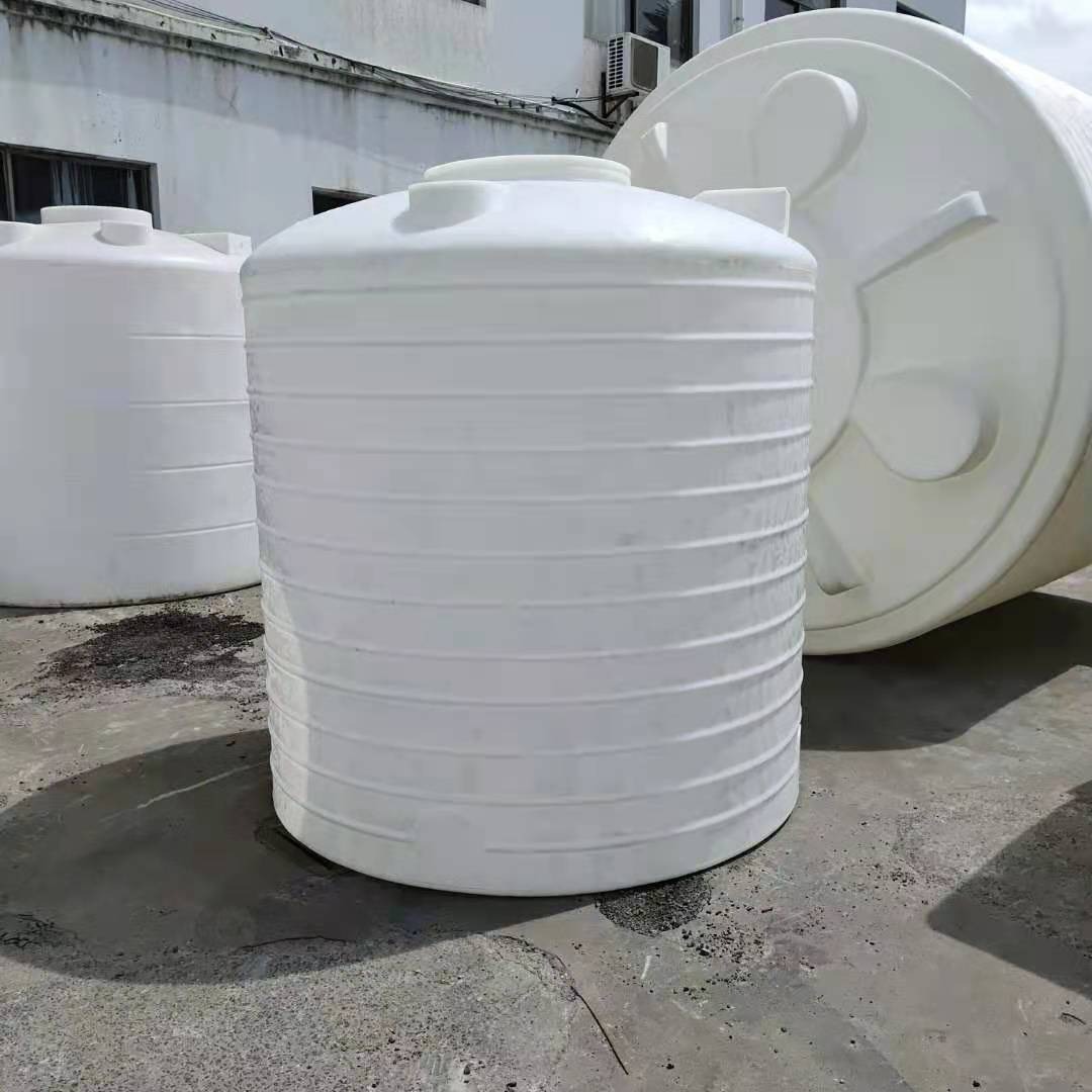 塑料桶 PE耐酸碱防腐蚀 1000L塑料桶 10立方平底白色塑料容   污泥搅拌桶  化工塑料储存罐