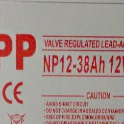 NPP 耐普蓄电池NP12-38太阳通讯医疗照明12V38AH UPS EPS应急电源