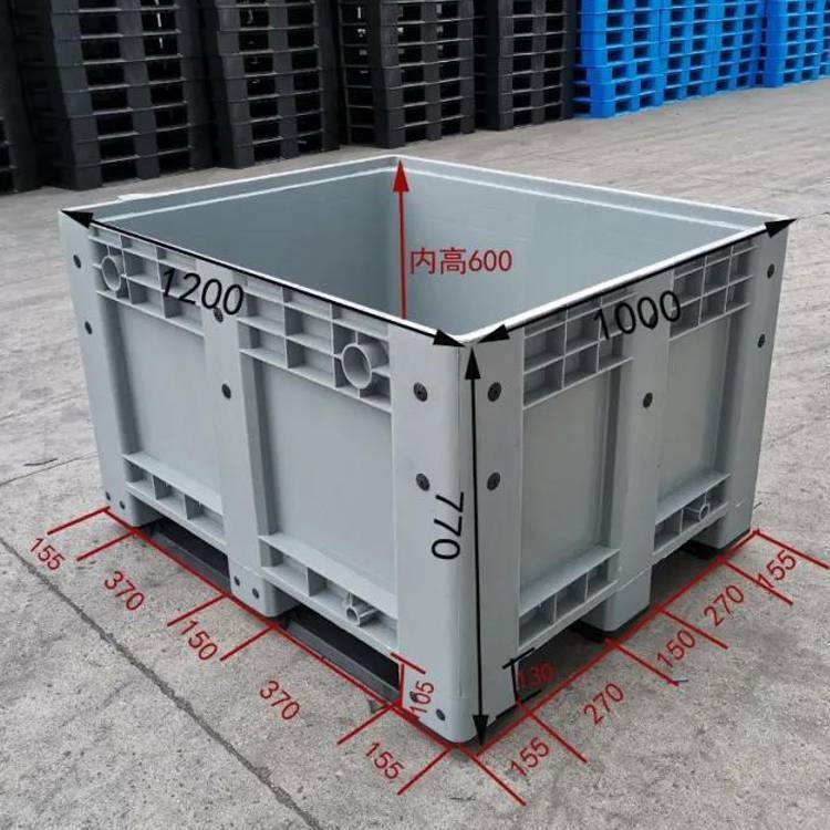 重庆供应加厚定制 防静电折叠周转箱卡板箱 网格卡板箱 塑料托盘厂家