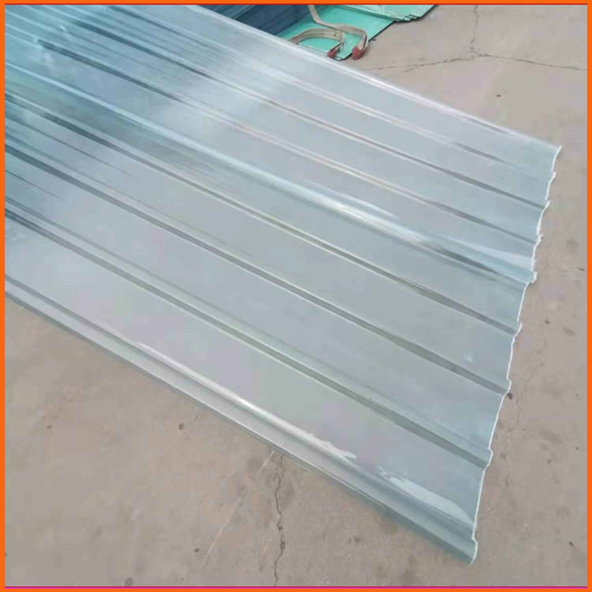 永州玻璃钢压型板 950型4.0mm厚FRP采光带 阻燃型透明采光瓦厂家