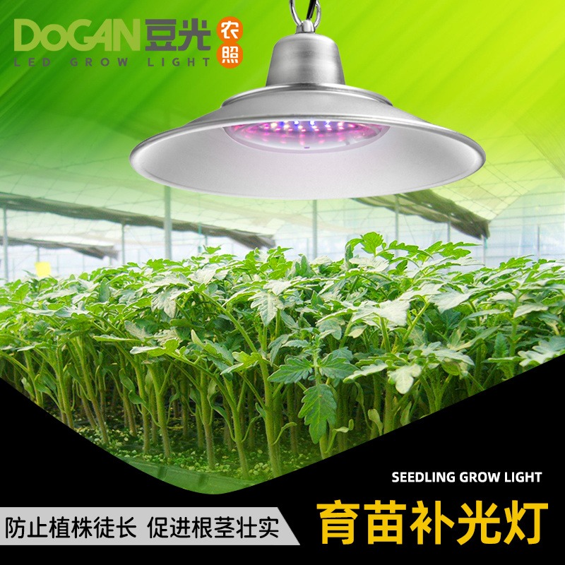 大棚育苗专用补光灯 LED全光谱植物生长灯 苗床扦插喷雾苗适用50W