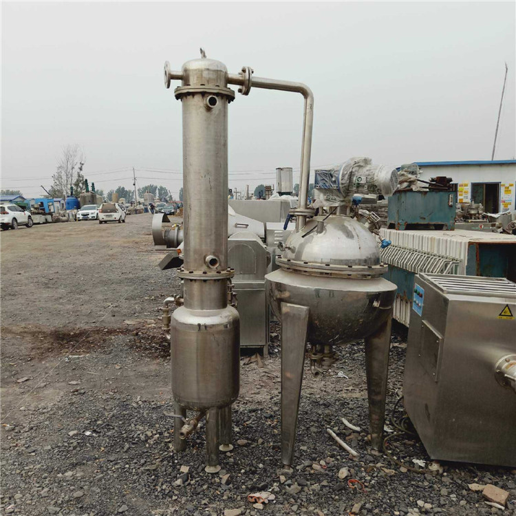 二手化工厂蒸发器 二手外循环降膜蒸发器 可定做二手三效蒸发器 继庆 多种型号