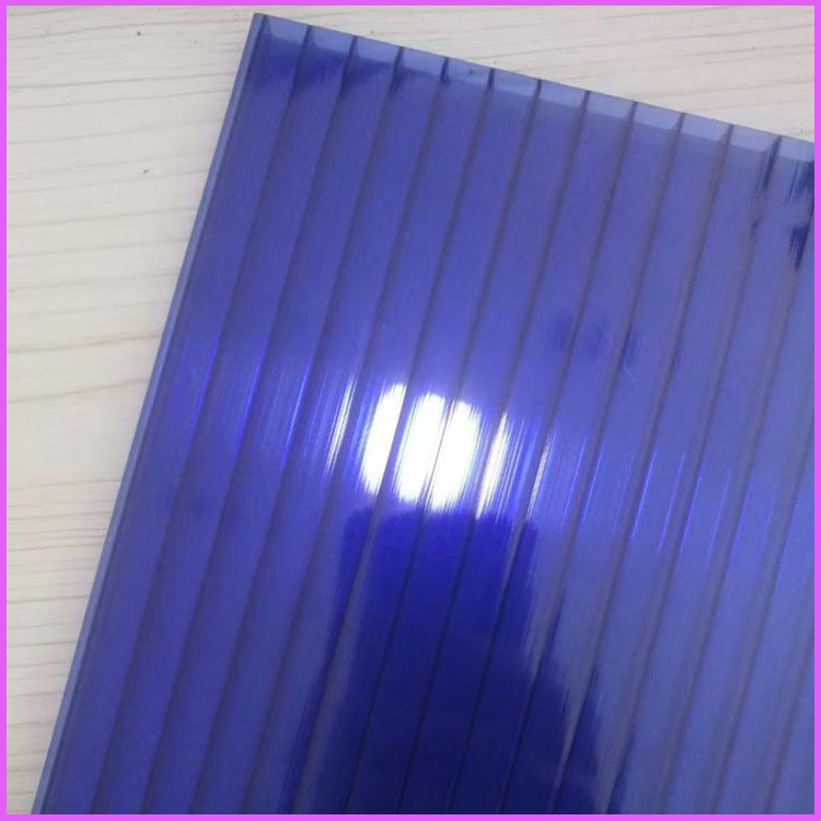 商洛防紫外线阳光板 三层10毫米阳光板 紫色阳光板