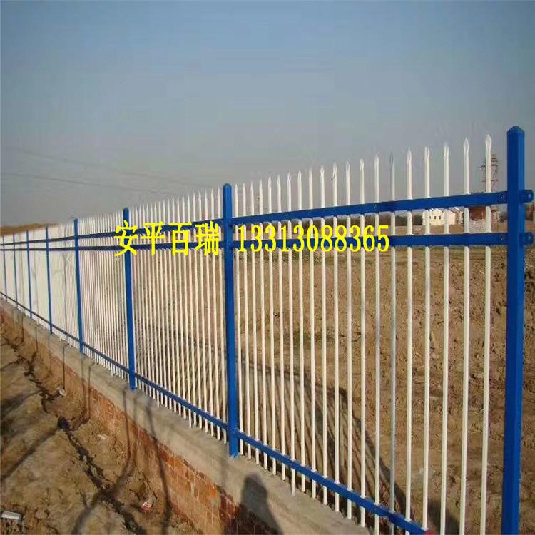 百瑞唐山锌钢护栏庭院栏杆花园墙栅栏铁艺防护围栏铁栅栏