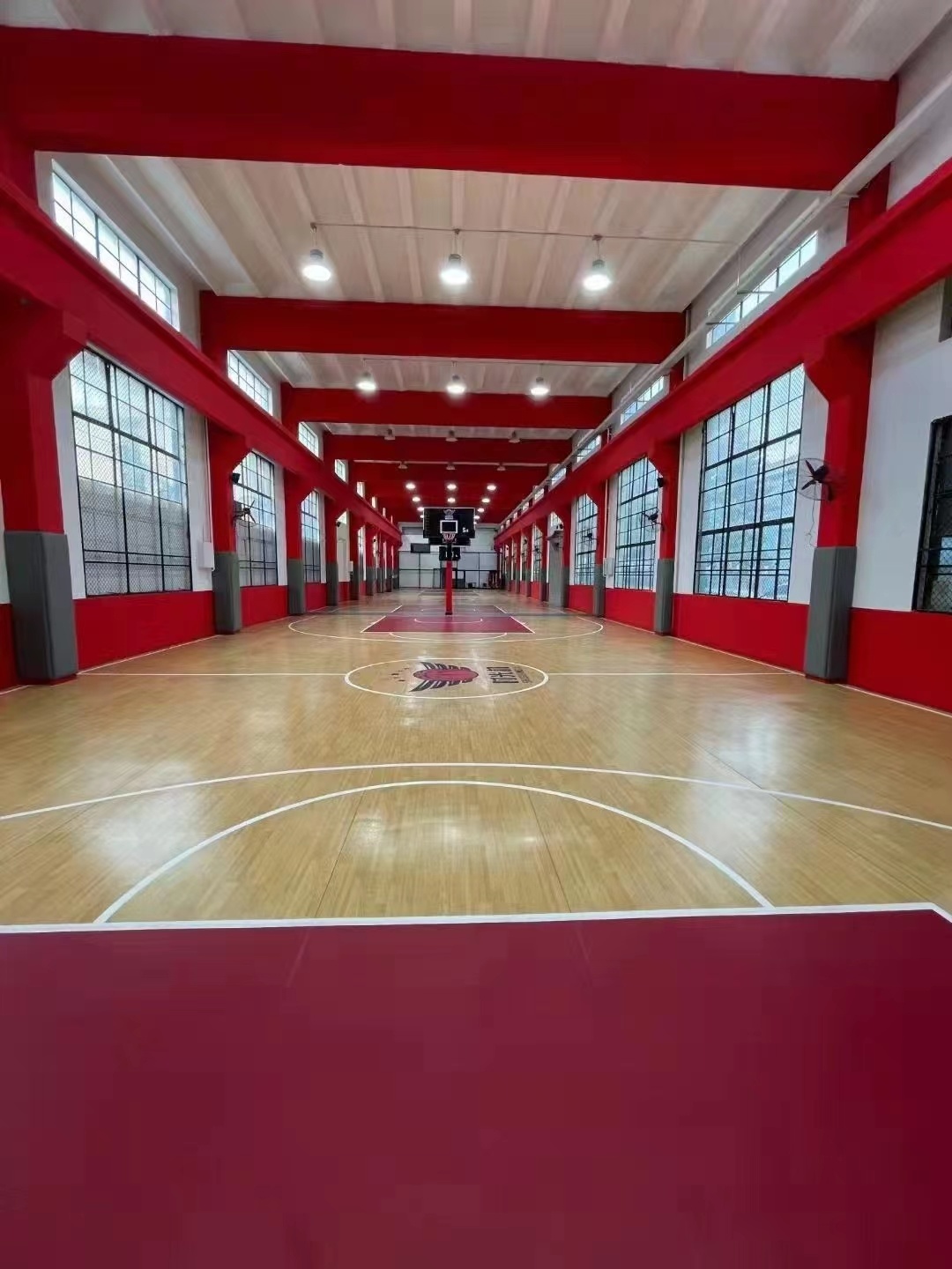 昆明专业室内篮球场运动地胶，商用耐磨羽毛球乒乓球场pvc塑胶地板地垫，运动地板，曼纳奇PVC运动地板示例图20
