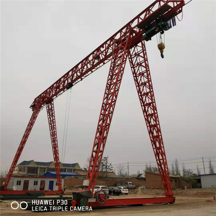 二手40米32吨龙门吊  宸隆MH型16吨门式起重机运行平稳 电动葫芦龙门吊结构牢固