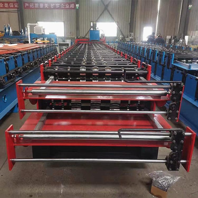 亚峰机械 7吨带钢卷芯料架 压瓦机放料架  彩钢瓦设备