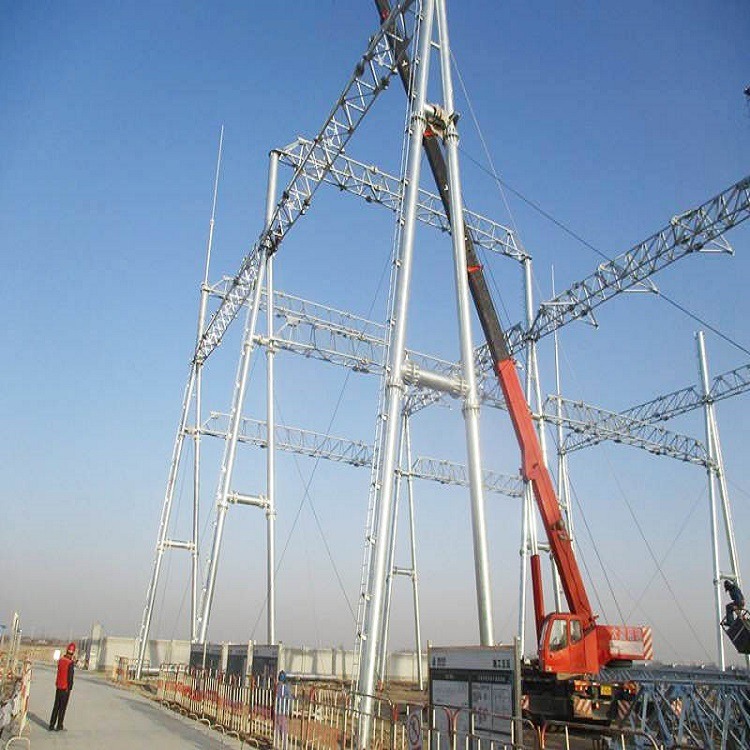 泰翔厂家生产变电站电力架构 35KV电力架线构架 110KV变电站架构量大从优 实力工厂