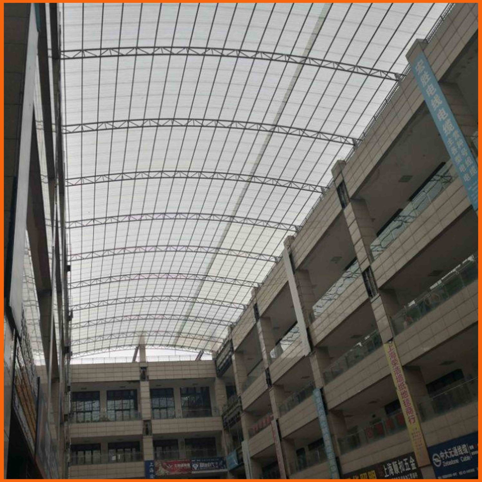 公共建筑采光PC阳光板 宁夏透明中空阳光板 10毫米双层阳光板厂家