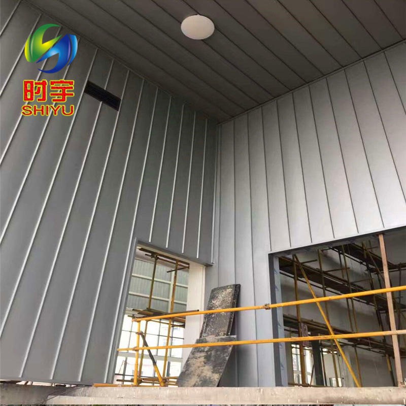 时宇 民宿屋面改造 25-430铝镁锰金属屋面板 0.8mm厚氟碳面漆