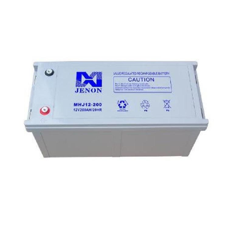 聚能蓄电池MF12-200 铅酸JENON电池12V200AH 安防太阳能监控配套