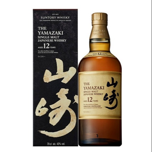 日本三得利洋酒销售山崎12年价格礼盒装批发价