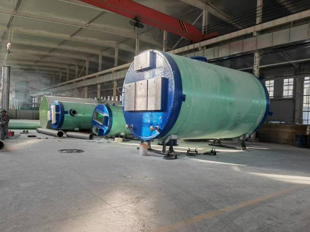 江蘇地埋式一體化預制泵站，污水提升玻璃鋼泵站