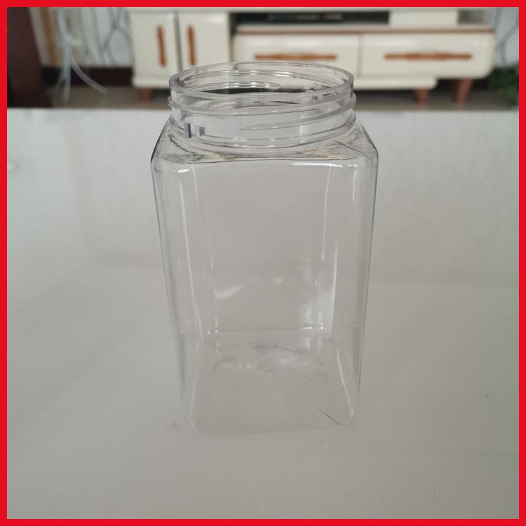 饼干包装大号透明储物罐子 塑料食品罐 博傲塑料 2.5L塑料食品瓶