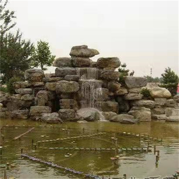 龟纹石假山  龟纹石假山石头价格  杭州景观石 园林石  常年发货图片