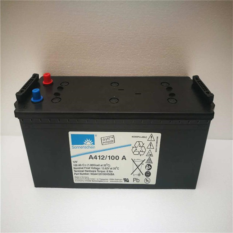 德国阳光蓄电池A412/100 A 12V100AH胶体蓄电池 阀控式