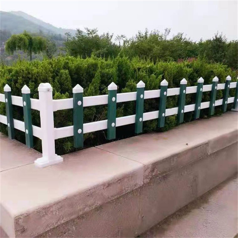 PVC塑钢护栏花园花坛绿化带护栏草坪护栏园林隔离带花草 pvc护栏峰尚安图片