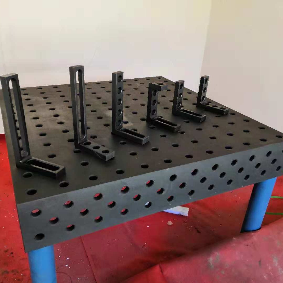 远鹏铸铁平台 多孔系焊接工装  三维柔性平板 3D焊接工装夹具