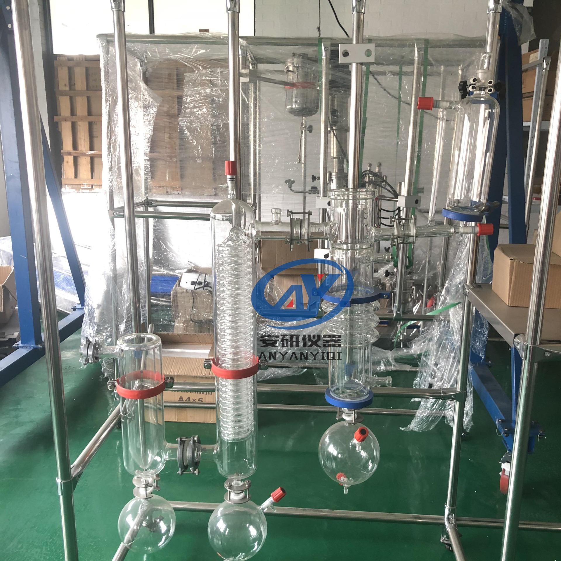 杭州国产玻璃薄膜蒸发器AYAN-B80蒸发面积(㎡)0.1