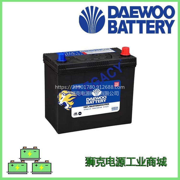 DAEWOO BATTERY蓄电池 DLS 120 90 AH MF Battery DLS 120工业机械设备启动蓄电图片