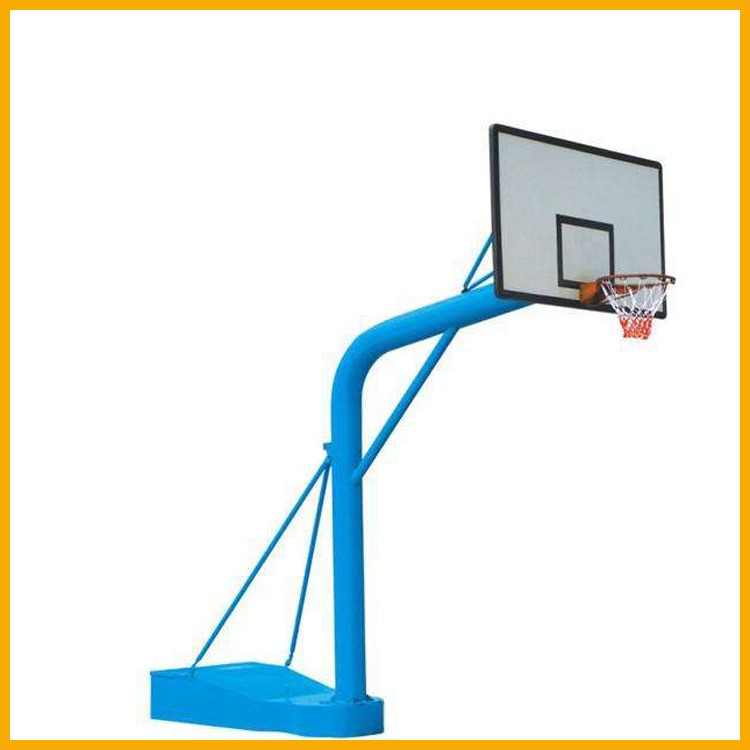 学校固定篮球架 钢化玻璃篮球架 隆胜体育 户外移动篮球架 移动篮球架
