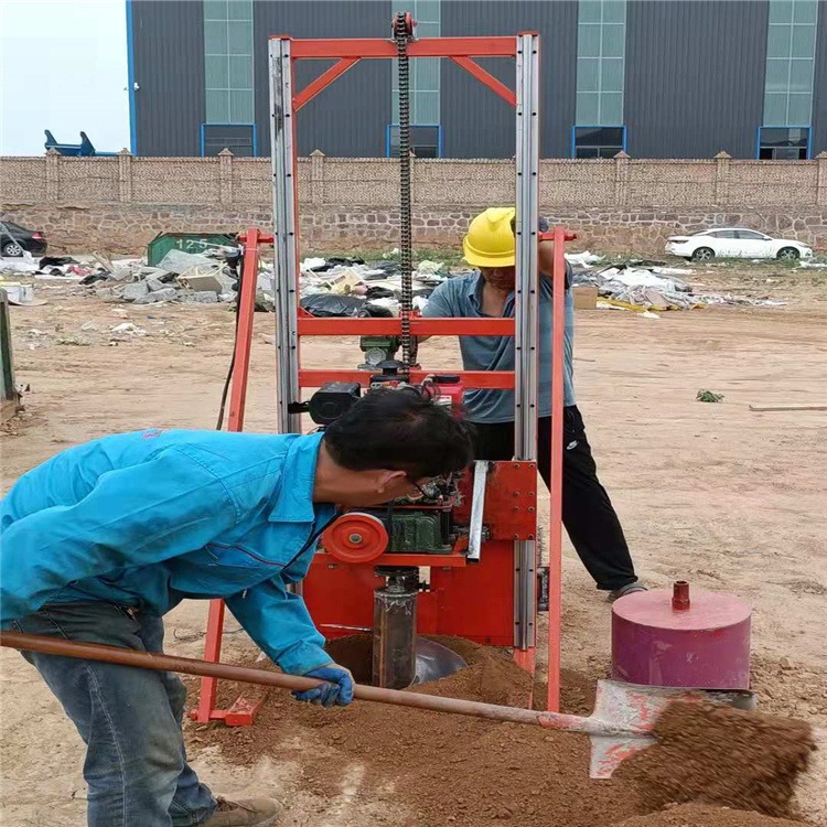 鑫农供应 电线杆挖坑机 中小型支架挖坑机 栽电线杆组合式打洞设备