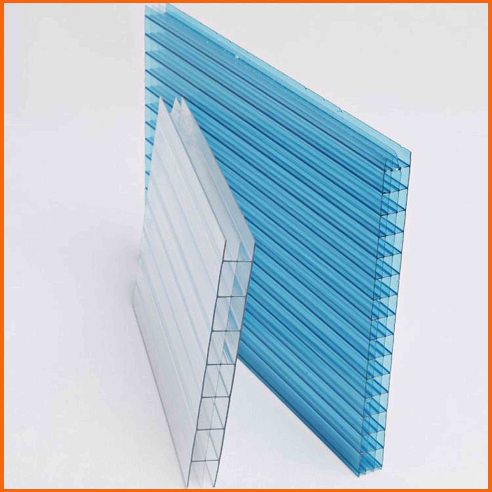陕西聚碳酸酯中空板 16毫米厚PC阳光板 采光天窗阳光板厂家定制