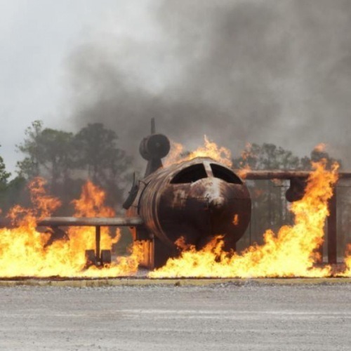 飞机真火模拟消防训练系统 飞机消防演飞火灾训练