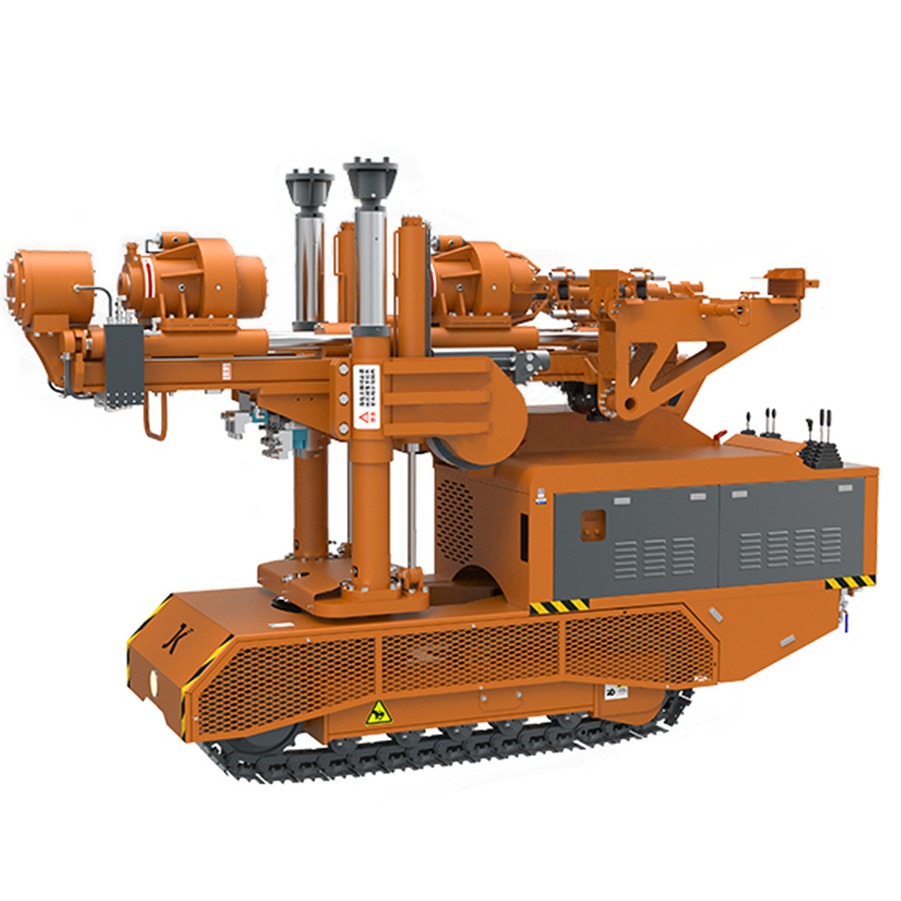 煤岩矿通用全液压履带式探水钻机  CMS1深孔液压钻车