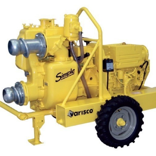 高吸程自吸泵  6寸真空辅助自吸泵  柴油机移动排涝泵车