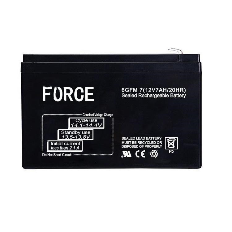 FORCE强势蓄电池6GFM7 12V7AH不间断电源 高低压配电柜