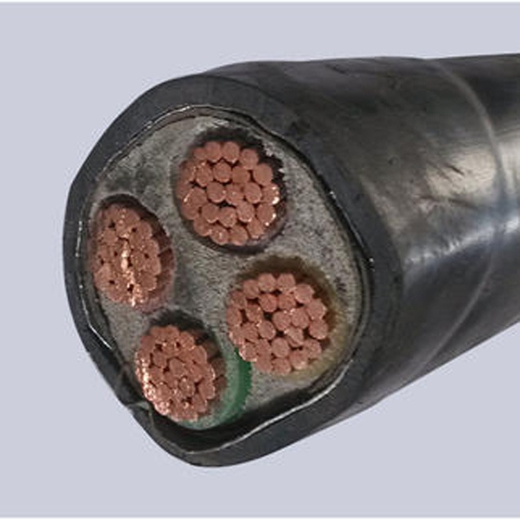 VV电力电缆 低压铜芯双接地线 4x4工程用电缆 信泰图片