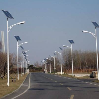 乾旭照明8米12米单臂小区太阳能路灯 市政工程模组太阳能路灯 LED太阳能路灯50W60W