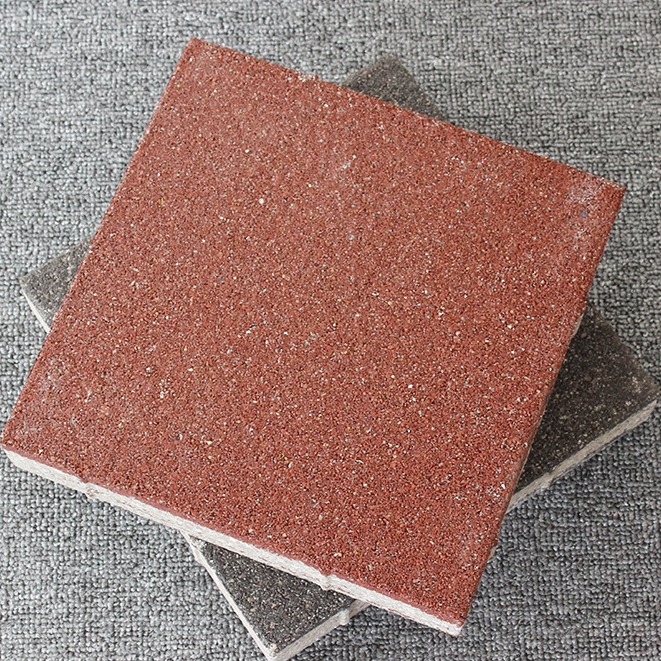 宜兴蜗牛 环保陶瓷颗粒透水砖严苛选料 pc仿石材透水砖工厂区域40020050