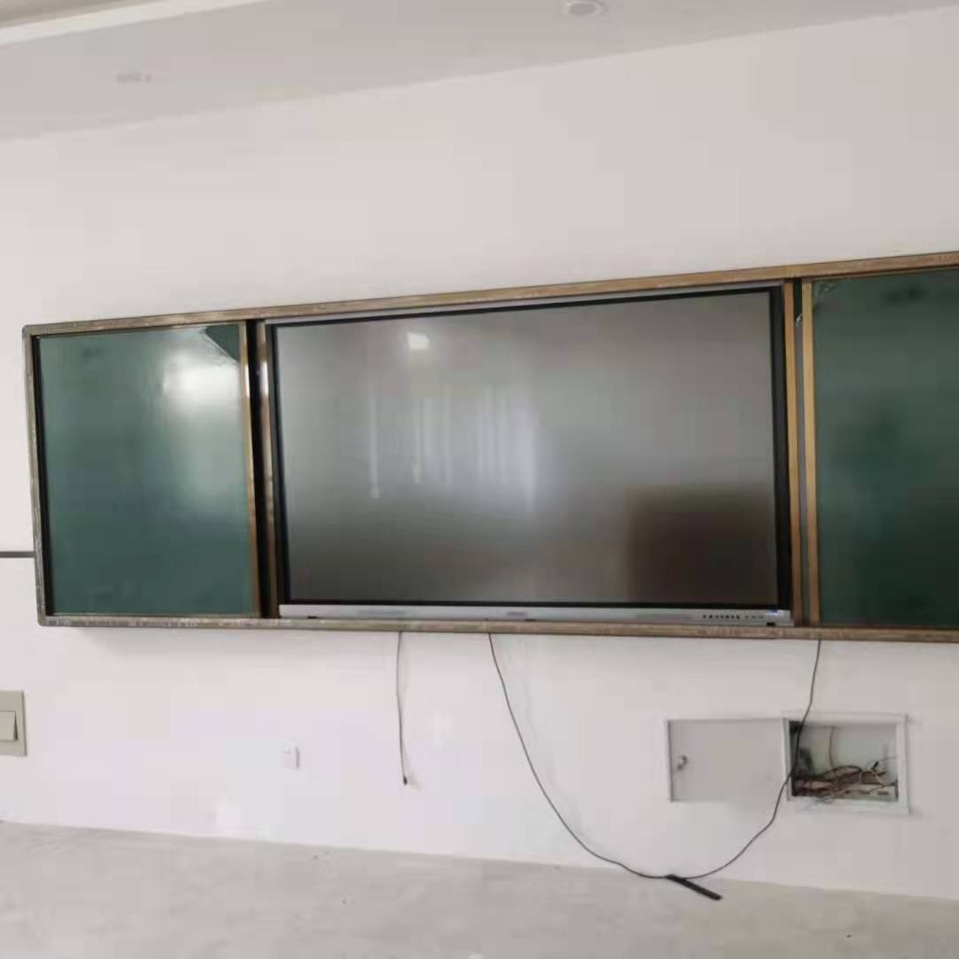教学黑板分块 教学一体机黑板尺寸 教学黑板厂家优雅乐图片