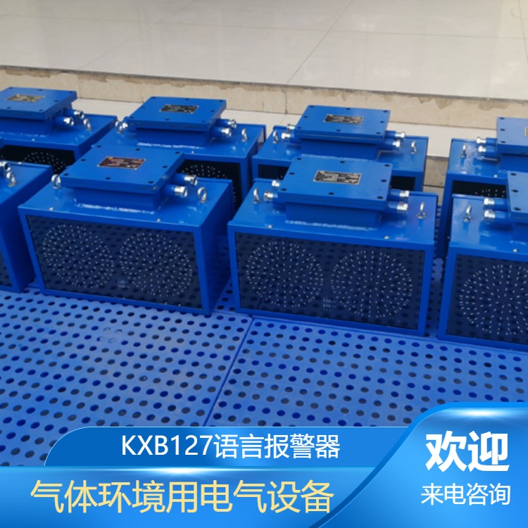 矿用声光语言KXB127信号已发 严禁入罐语音报警器 220V电压技术参数