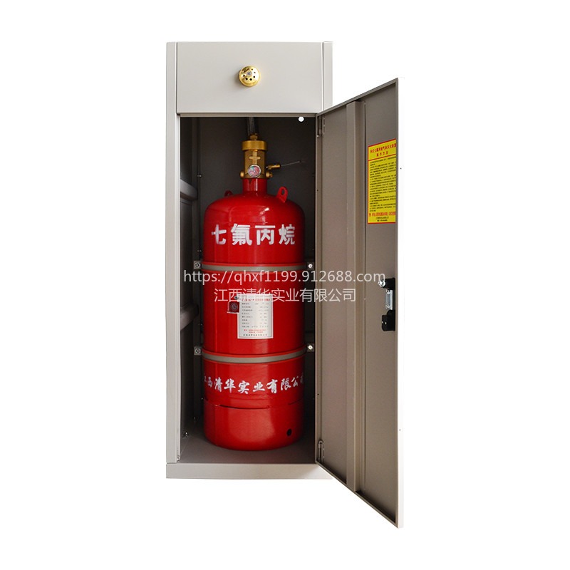 江西清华 单双柜式七氟丙烷灭火装置 无管网气体设备厂家图片