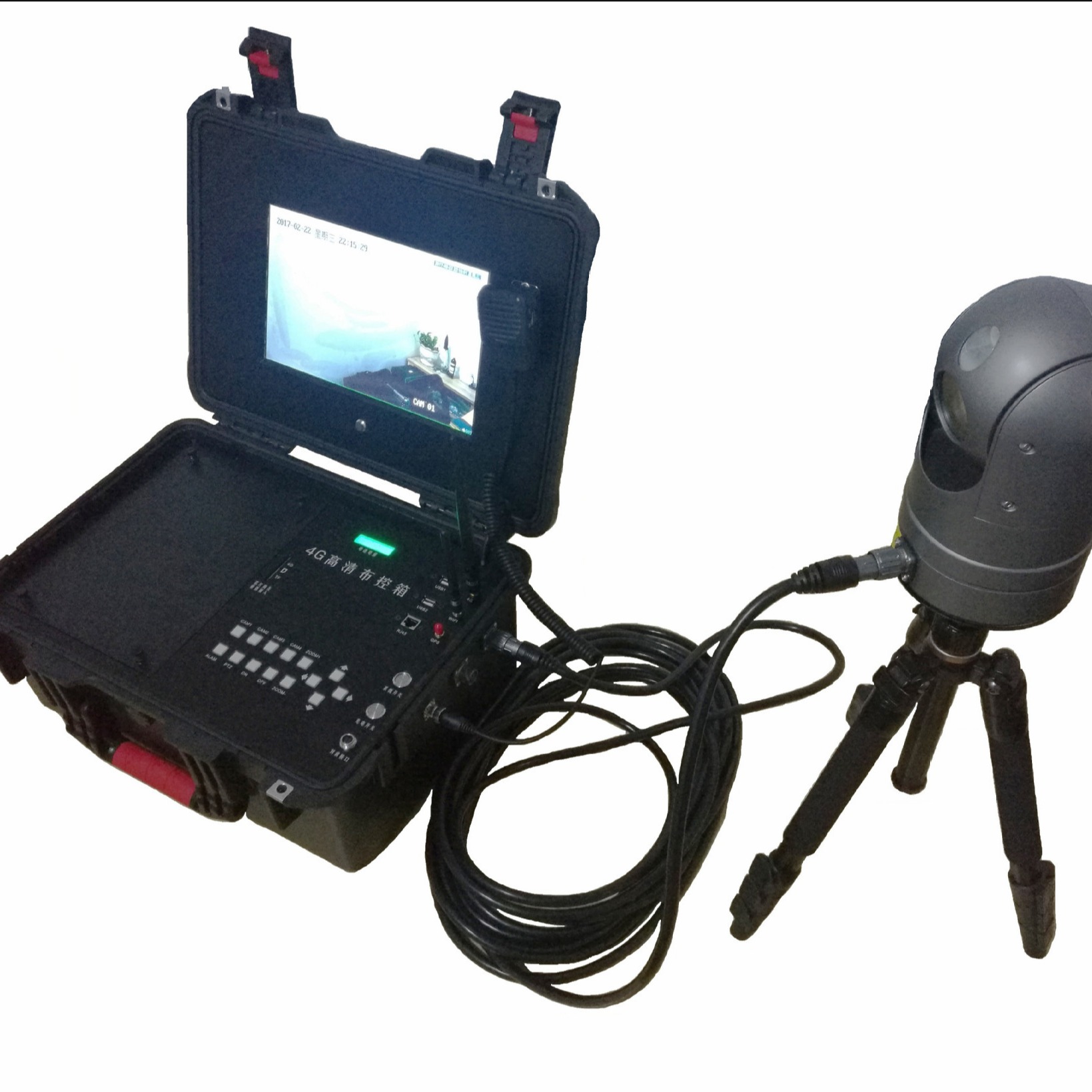北京华兴瑞安 HX-4G多模视频监控指挥系统 4G无线布控系统 布控球 4G布控球图片