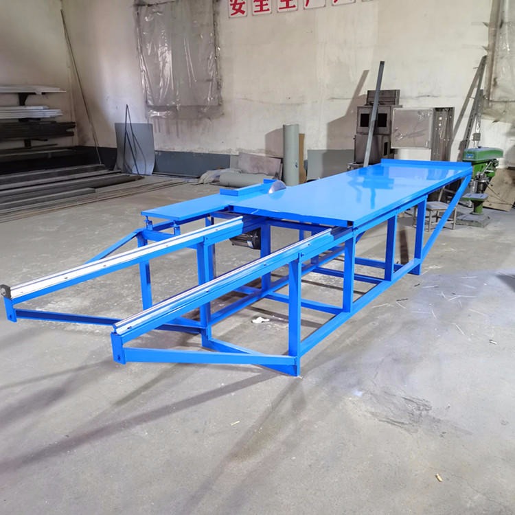 90度板材切割机 木工导轨推台锯 密度板简易滑台锯价格优惠