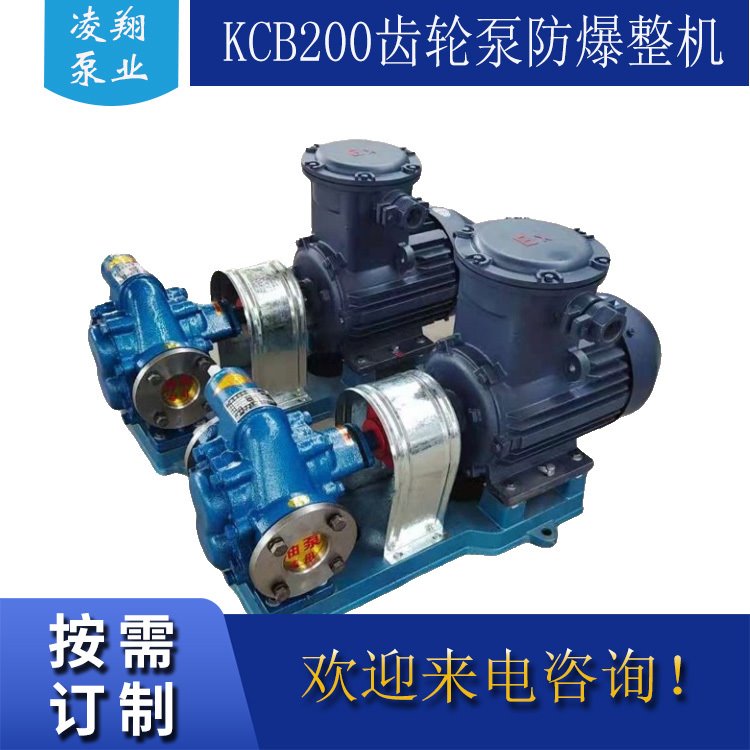 现货供应KCB200/0.33耐磨齿轮泵 12立方40Cr轮齿轮泵  凌翔 质保一年图片