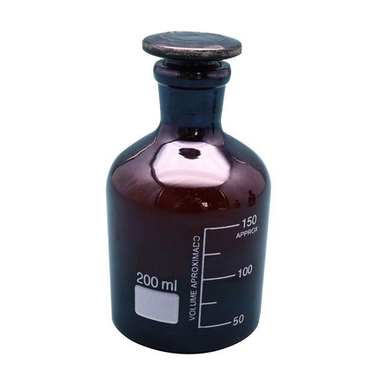 F样品瓶/棕色具塞磨口玻璃瓶/化学实验玻璃样品瓶6个/箱型号:M340783库号M340783 中西