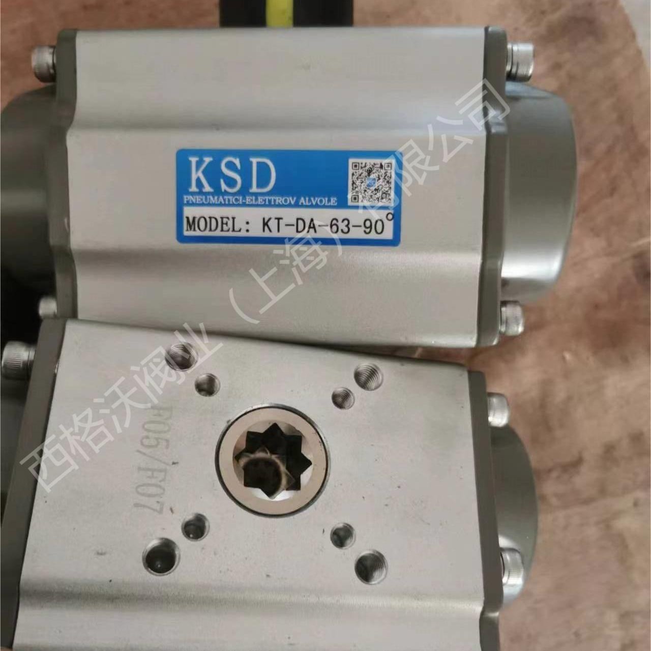 台湾KSD气动执行器KT-DA-50-90°气动双作用执行器KSD阀门气动装置
